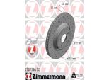 2X Disco Freno Zimmermann 250.1386.52 Per Ford Usa Mustang Vi Coupe 64Mm 352Mm