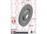 2X Zimmermann Disco Freno 250.1387.20 Per Ford Usa Mustang Vi Coupe 64Mm 15 3Kg