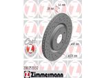 2X Disco Freno Zimmermann 200.2533.52 Per Renault Koleos Ii (Hc_) 44Mm 9 8Kg