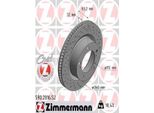 2X Disco Freno Zimmermann 590.2816.52 Per Toyota Land Cruiser (VDJ20_ UZJ20_)