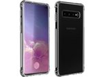 Avizar, Set Di Protezione Premium Galaxy S10 Custodia Protettiva + Pellicola Protettiva 9H, Trasparente