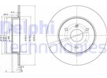 2X Disco Freno Delphi BG3526 Per Smart Fortwo Coupe (451) CITY-COUPE (450) 38Mm