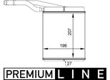 Scambiatore Di Calore Mahle Original Per Il Riscaldamento Interno Ah 143 000P