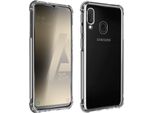 Avizar, Set Di Protezione Premium Galaxy A20E Custodia Protettiva + Pellicola Protettiva 9H, Trasparente
