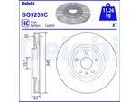 2X Disco Freno Delphi BG9239C Per Opel Insignia Caravan Insignia Cc 45Mm 345Mm