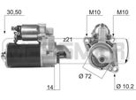 Era 220034A Motorino Di Avviamento 1,1 Kw Per Ford Fiesta Mk4 Hatchback (Jas, Jbs) 12 V