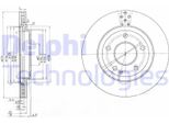 2X Disco Freno Delphi BG3709 Per MERCEDES-BENZ Vaneo (414) 35 5Mm 270Mm
