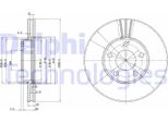 2X Delphi Disco Freno BG3199 Per Vw Passat Variant (3B5) Passat (3B2) 46 3Mm