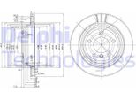 2X Disco Freno Delphi BG3042 Per Bmw 5 Sedan (E39) 5 Touring (E39) 61Mm