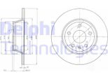 2X Disco Freno Delphi BG4089 Per Audi Tt Coupé (8J3) Tt Roadster (8J9) 68 2Mm