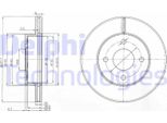 2X Disco Freno Delphi BG3763 Per Nissan Micra Ii (K11) 46 3Mm 238Mm