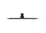 Vidaxl Doccia A Pioggia In Acciaio Inox 20X20 Cm Quadrato Nero