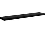 Vidaxl Scaffale Galleggiante Nero Lucido 120X23,5X3,8 Cm Mdf