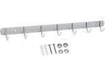 Intirilife Appendiabiti In Acciaio Inox Modello E - 7 Ganci - Appendiabiti Appendiabiti Appendiabiti In 5 Diversi Design