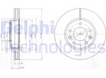 2X Disco Freno Delphi BG4261 Per Kia Carnival Ii (Gq) Carnival I (Up) 50 6Mm