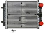 Radiatore Motore Mahle Per Audi Seat Skoda Vw