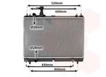 Van Wezel 52012704 Radiatore Acqua Radiatore Motore Per Suzuki Swift V (Az)