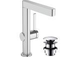 Hansgrohe Finoris Mitigeur Monocommandé Pour Lavabo 230 Avec Bec Pivotant Et Vidage Push-Open, Saillie 178 Mm, 76060000, 76060000