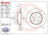 2X Brembo Disco Freno 09.C004.11 Per Jeep Compass (MK49) Per Dodge Nitro Suv