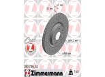 2X Disco Freno Zimmermann 280.3184.52 Per Honda Civic Viii Hatchback (Fn Fk)