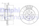 2X Disco Freno Delphi BG3519 Per Toyota Yaris Hatchback (_P1_) 43 2Mm 235Mm