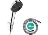 Hansgrohe Pulsify S Set De Support De Douche 105 1 Jet Avec Flexible De Douche 125 Cm, 24301000, 24301000