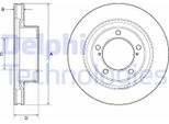 2X Disco Freno Delphi BG9131 Per Toyota Land Cruiser (VDJ20_ UZJ20_) 83 2Mm
