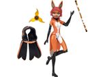 Miraculous Rena Rouge Figura Da Gioco Coccinella Coccinella E Gatto Noir Volpe Rossa Da Collezione