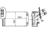 Scambiatore Di Calore Per Riscaldamento Interno Mahle Per Audi A3
