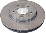 2X Disco Freno Febi Bilstein 108686 Anteriore Per Nissan NV200 / Evalia Bus Leaf