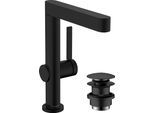 Hansgrohe Finoris Mitigeur Monocommandé Pour Lavabo 230 Avec Bec Pivotant Et Vidage Push-Open, Saillie 178 Mm, 76060670, 76060670