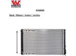 Van Wezel 82012722 Radiatore Radiatore Acqua Radiatore Motore Per Hyundai Ioniq (Ae) Per Kia Niro (De)