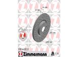2X Disco Freno Zimmermann 370.4400.52 Per Fiat 124 Spider (348_) 44Mm 6Kg 280Mm