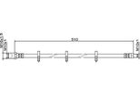 Metzger 4111486 Tubo Freno Per Iveco Daily Vi Furgone Daily Iv Furgone/Combi Daily Vi Piattaforma/Telaio Daily Iii Piattaforma/Telaio