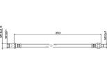 Metzger 4111495 Tubo Freno Posteriore Sinistro Posteriore Destro Per Iveco Daily Vi Furgone Daily Iv Furgone/Combi Daily Vi Piattaforma/Telaio