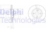 2X Disco Freno Delphi BG3966 Per Mazda MX-5 Ii (Nb) 46 5Mm 270Mm