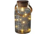 Globo Luce Solare Luce Solare Led 10 Volte 0,06W Bianco Caldo IP44 Aspetto Legno, Plastica 20Cm 33979