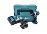Makita Dhp 486 Rtj Trapano Avvitatore Con Percussione A Batteria 18V 130Nm Brushless + 2X Batterie 5,0 Ah + Caricabatterie + Valigetta Makpac