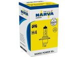 1X Narva H4 Lampadina Abbagliante 12V 60/55W P43T-38 Alogena 488613000