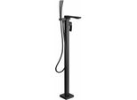 Miscelatore Per Vasca Freestanding Ginko, Nero Opaco