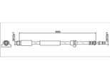 Metzger 4112076 Tubo Freno Anteriore Sinistro Destro Per Bmw X3 (F25) X4 (F26)