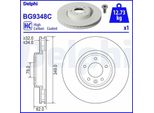 2X Disco Freno Delphi BG9348C Per Land Rover Range Rover Sport (L494) 62Mm