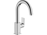 Hansgrohe Vernis Shape Mitigeur Monocommande Pour Lavabo Avec Bec Pivotant Et Vidage à Tirette, Chromé, 71564000, 71564000