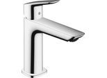 Hansgrohe Logis, Miscelatore Monocomando Per Lavabo, 110 Fine, Senza Scarico, Cromato
