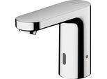 Hansgrohe Vernis Blend Mitigeur éLectronique De Lavabo Avec PréRéGlage De La TempéRature Fonctionnement Sur Pile Chrome, Saillie 112 Mm, 71502000, 71502000