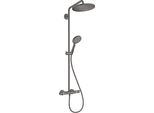 Hansgrohe Croma Select S Showerpipe 280 1Jet Ecosmart 9 L/Min Avec Thermostat Et Douchette à Main Raindance Select S 120 3Jet, 26891340, 26891340