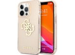 Guess Guhcp13Lpcugl4Ggo Iphone 13 Pro /13 6,1 ZłOty/Oro Custodia Rigida Glitter 4G Big Logo