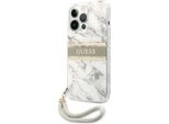 Guess Guhcp13Xkmabgr Iphone 13 Pro Max6,7 Szary/Grey Hardcase Marble Strap Collection