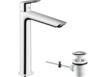 Hansgrohe Logis Mitigeur De Lavabo Fine, Comfortzone240, Bonde à Tirette, Saillie 172Mm, 71257000, 71257000