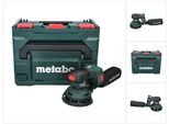 Metabo Sxa 18 Ltx 125 Bl 18 V 125 Mm Levigatrice Orbitale A Batteria Senza Spazzole (600146840) + Set Metabox - Senza Batteria, Senza Caricabatterie